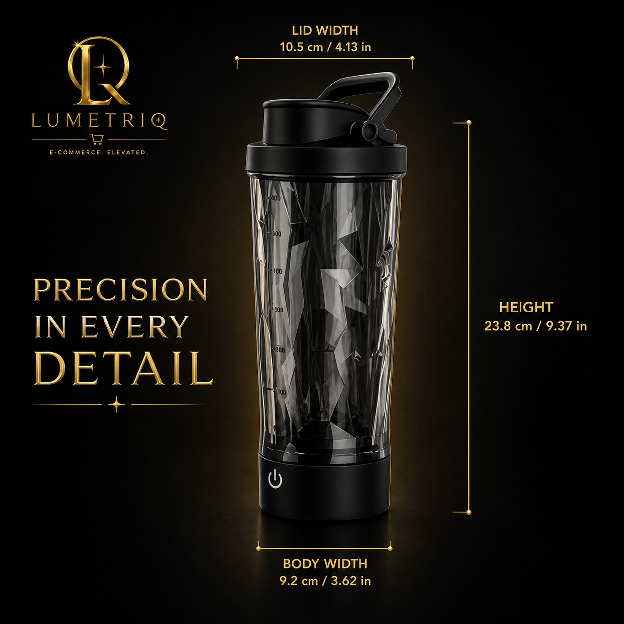 Lumetriq Automatic Stirring Gym Cup