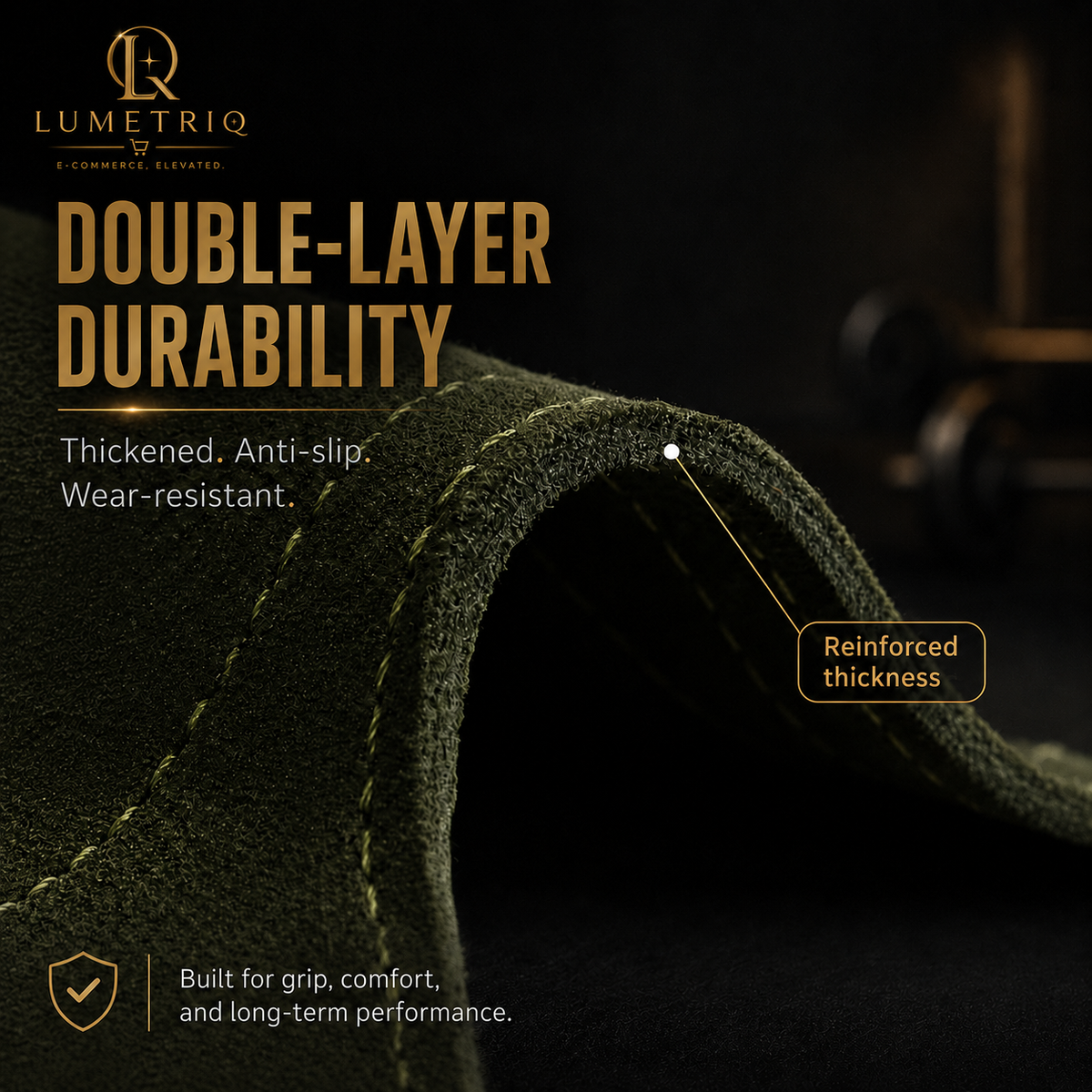 Lumetriq Palm Lifting Weight Grips with Wrist Support