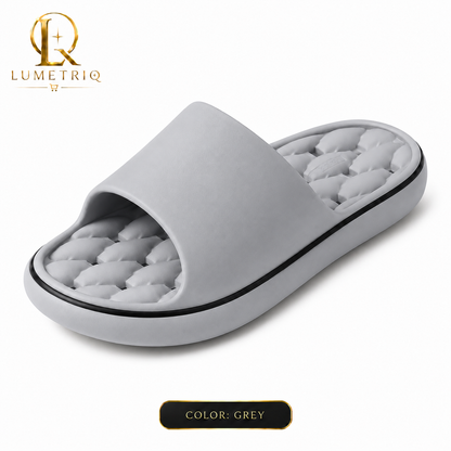 LUMETRIQ EVA Shower Slides and LUMETRIQ shower bag Combo