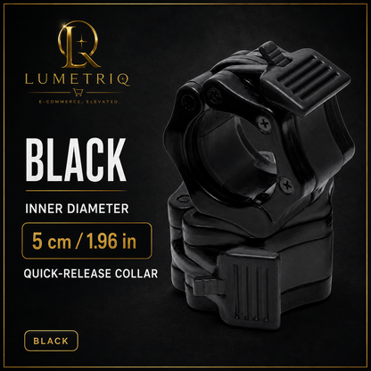 Lumetriq 1 Pair Quick-Release Safety Dumbbell Bar Clips