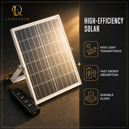 LumetriQ Portable Solar Panel Charger
