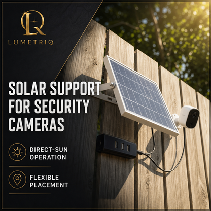 LumetriQ Portable Solar Panel Charger